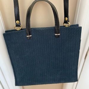 Clare V. Crossbody Square tote bag